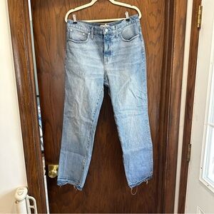 Madewell Light Wash Straight-Leg Jeans